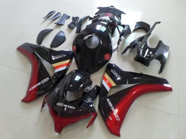 Online 2008-2011 Honda CBR1000RR Motorcycle Fairings - Glossy Black Red Mugen Canada