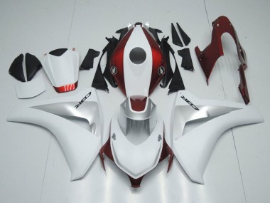 Online 2008-2011 Honda CBR1000RR Motorcycle Fairings - White Silver Candy Red Canada