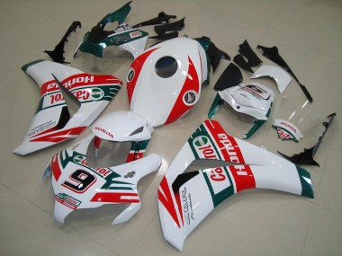 Online 2008-2011 Honda CBR1000RR Motorcycle Fairings - White Red Dark Green Castrol No 9 Canada