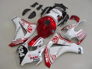 Online 2008-2011 Honda CBR1000RR Motorcycle Fairings - White Red Black HARC Pro PIAA 634 Canada