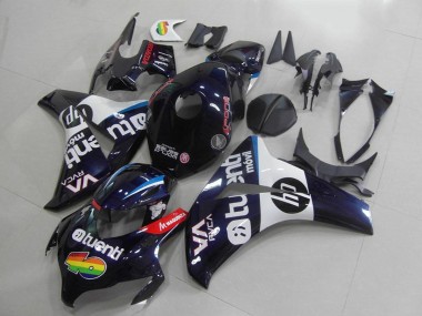 Online 2008-2011 Honda CBR1000RR Motorcycle Fairings - Dark Blue White Red Tuenli HP Canada