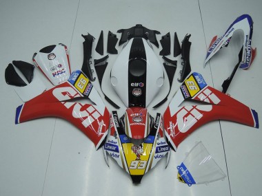 Online 2008-2011 Honda CBR1000RR Motorcycle Fairings - White Red Yellow Black Givi 93 Canada