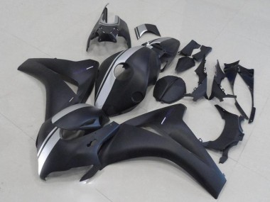 Online 2008-2011 Honda CBR1000RR Motorcycle Fairings - Matte Black Silver Canada