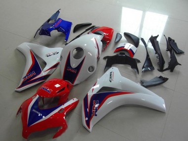 Online 2008-2011 Honda CBR1000RR Motorcycle Fairing - White Red Blue HRC Canada