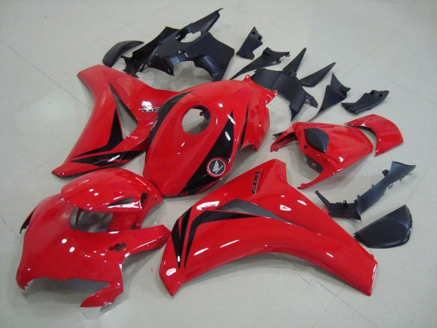 2008-2011 Honda CBR1000RR Motorcycle Fairing Kits - Red Glossy Black OEM Style Canada