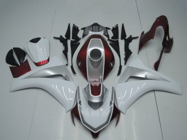 Online 2008-2011 Honda CBR1000RR Motorcycle Fairings - White Silver Maroon Red Canada