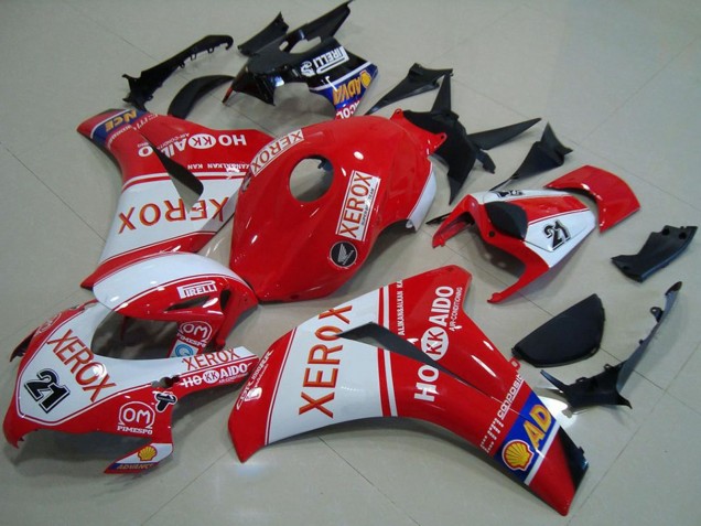 2008-2011 Honda CBR1000RR Motorcycle Fairings - White Red Xerox 21 Canada