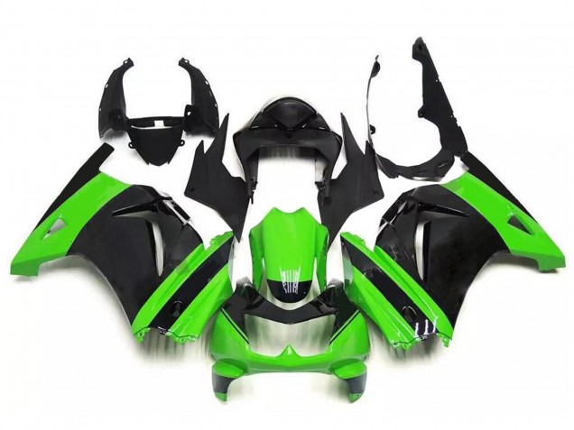 2008-2012 Kawasaki EX250 Motorcycle Fairing - Green Black Canada
