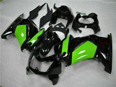 Online 2008-2012 Kawasaki EX250 Motorcycle Fairings - Glossy Black Green Canada