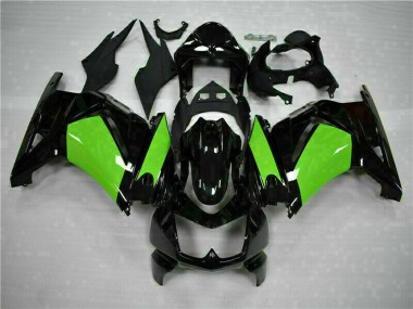 Online 2008-2012 Kawasaki EX250 Motorcycle Fairings - Glossy Black Green Canada