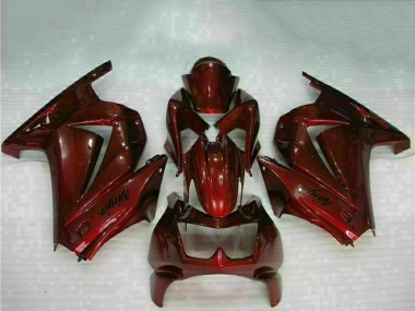 Online 2008-2012 Kawasaki EX250 Motorcycle Fairings - Maroon Red Canada