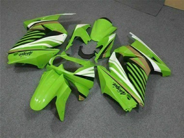 Online 2008-2012 Kawasaki EX250 Motorcycle Fairing - Green White Black Canada
