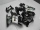 2008-2012 Kawasaki EX250 Motorcycle Fairings - Glossy Black White West Canada
