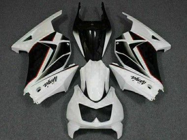 Online 2008-2012 Kawasaki EX250 Motorcycle Fairings - White Black Ninja Canada