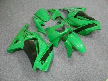 Online 2008-2012 Kawasaki EX250 Motorcycle Fairings - Green Black Canada