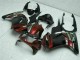 2008-2012 Kawasaki EX250 Motorcycle Fairings - Glossy Black Maroon Red Canada