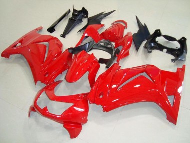 Online 2008-2012 Kawasaki ZX250R Motorcycle Fairings - Red Black Canada