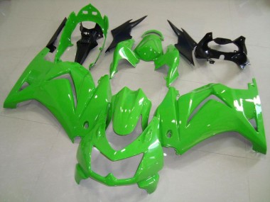 Online 2008-2012 Kawasaki ZX250R Motorcycle Fairings - Green Canada