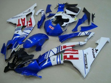 Online 2008-2016 Yamaha YZF R6 Motorcycle Fairings - White Blue Red Fiat Motul Michelin Canada
