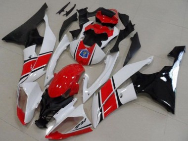 Online 2008-2016 Yamaha YZF R6 Motorcycle Plastics - White Red Glossy Black Canada