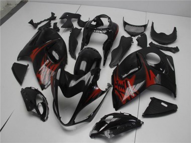 Online 2008-2020 Suzuki GSXR 1300 Hayabusa Motorcycle Fairings - Glossy Black Red Canada