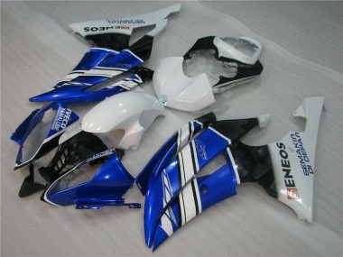 Online 2008-2016 Yamaha YZF R6 Motorcycle Fairings - White Blue Black ENEOS Semakin Didepan Canada