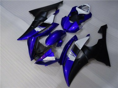 Online 2008-2016 Yamaha YZF R6 Motorcycle Fairings - White Blue Matte Black Canada