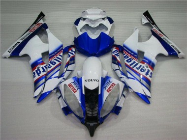 Online 2008-2016 Yamaha YZF R6 Motorcycle Fairings - White Blue Red Sterilgarda Volvo Fimer Yamalube Canada