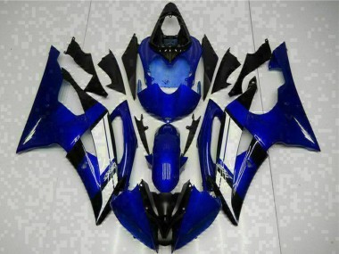 Online 2008-2016 Yamaha YZF R6 Motorcycle Fairings - Blue White Canada