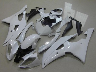 Online 2008-2016 Yamaha YZF R6 Motorcycle Fairing - Glossy White Canada