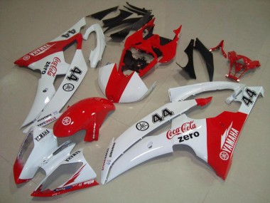 Online 2008-2016 Yamaha YZF R6 Motorcycle Fairings - White Red Cocacola 44 Canada