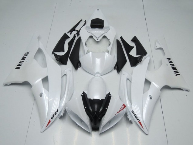 2008-2016 Yamaha YZF R6 Motorcycle Fairings - Glossy White Canada