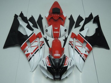 Online 2008-2016 Yamaha YZF R6 Motorcycle Fairing - White Red Black Canada