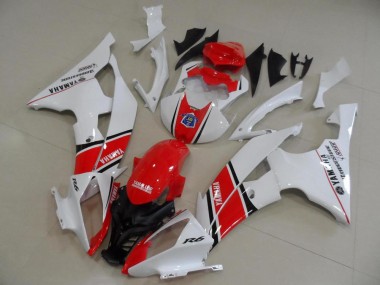 Online 2008-2016 Yamaha YZF R6 Motorcycle Fairings - White Red Black Stripe OEM Style Canada