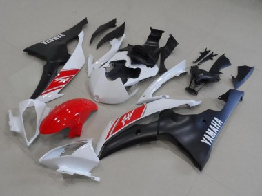 Online 2008-2016 Yamaha YZF R6 Motorcycle Fairing Kits - White Red Matte Black Canada
