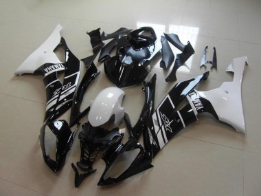 Online 2008-2016 Yamaha YZF R6 Motorcycle Fairing - White Glossy Black Canada