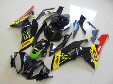 Online 2008-2016 Yamaha YZF R6 Motorcycle Fairing - Yellow Red Glossy Black Green Monster Motul Canada