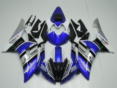 Online 2008-2016 Yamaha YZF R6 Motorcycle Fairings - White Blue Silver Black Monster ENEOS Yamalube Semakin Didepan Canada