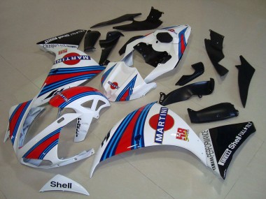 Online 2009-2011 Yamaha YZF R1 Motorcycle Fairings - White Blue Red Black Martini Canada