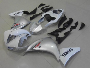 Online 2009-2011 Yamaha YZF R1 Motorcycle Fairings - White Silver Canada