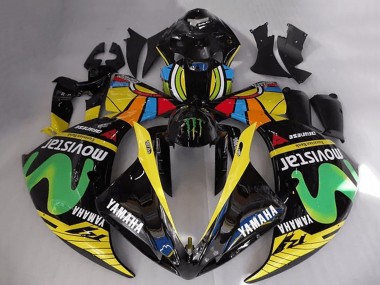 Online 2009-2011 Yamaha YZF R1 Motorcycle Fairings - Rossi MoviStar Canada