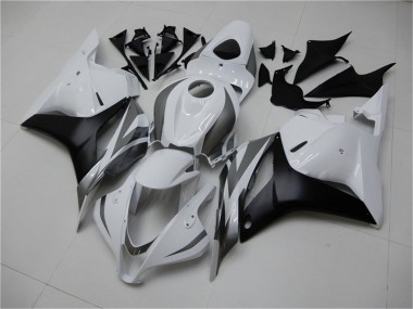 Online 2009-2012 Honda CBR600RR Motorcycle Fairing - White Grey Matte Black Canada