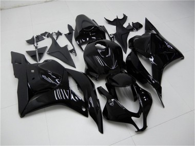 Online 2009-2012 Honda CBR600RR Motorcycle Fairing Kits - Glossy Black Canada