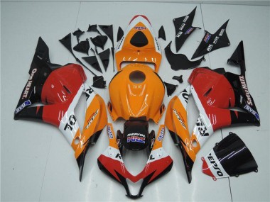 Online 2009-2012 Honda CBR600RR Full Motorcycle Fairing Kits - Orange White Red Glossy Black Repsol Canada