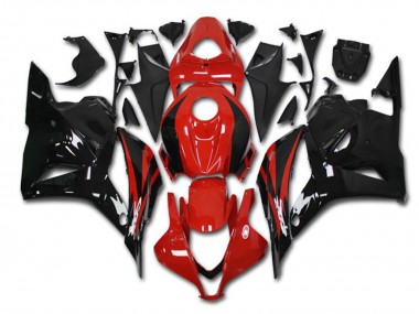 Online 2009-2012 Honda CBR600RR Motorcycle Fairing Kits - Red Glossy Black Canada