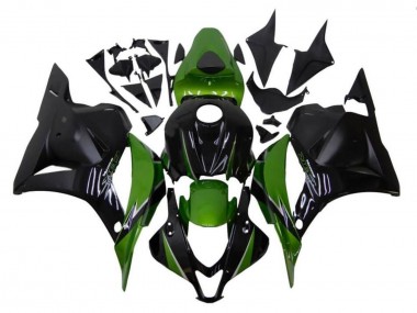 Online 2009-2012 Honda CBR600RR Motorcycle Fairings - Black Green Canada