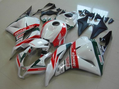 Online 2009-2012 Honda CBR600RR Motorcycle Fairings - White Red Green Castrol Canada