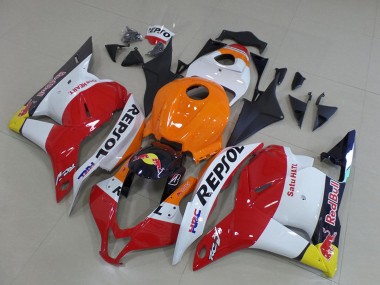 Online 2009-2012 Honda CBR600RR Motorcycle Fairings - Orange White Red Yellow Blue Repsol HRC Red Bull Canada