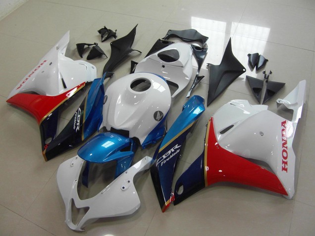 2009-2012 Honda CBR600RR Motorcycle Fairing - White Blue Red Glossy Black Canada