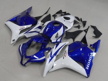 Online 2009-2012 Honda CBR600RR Motorcycle Fairings - White Blue Canada